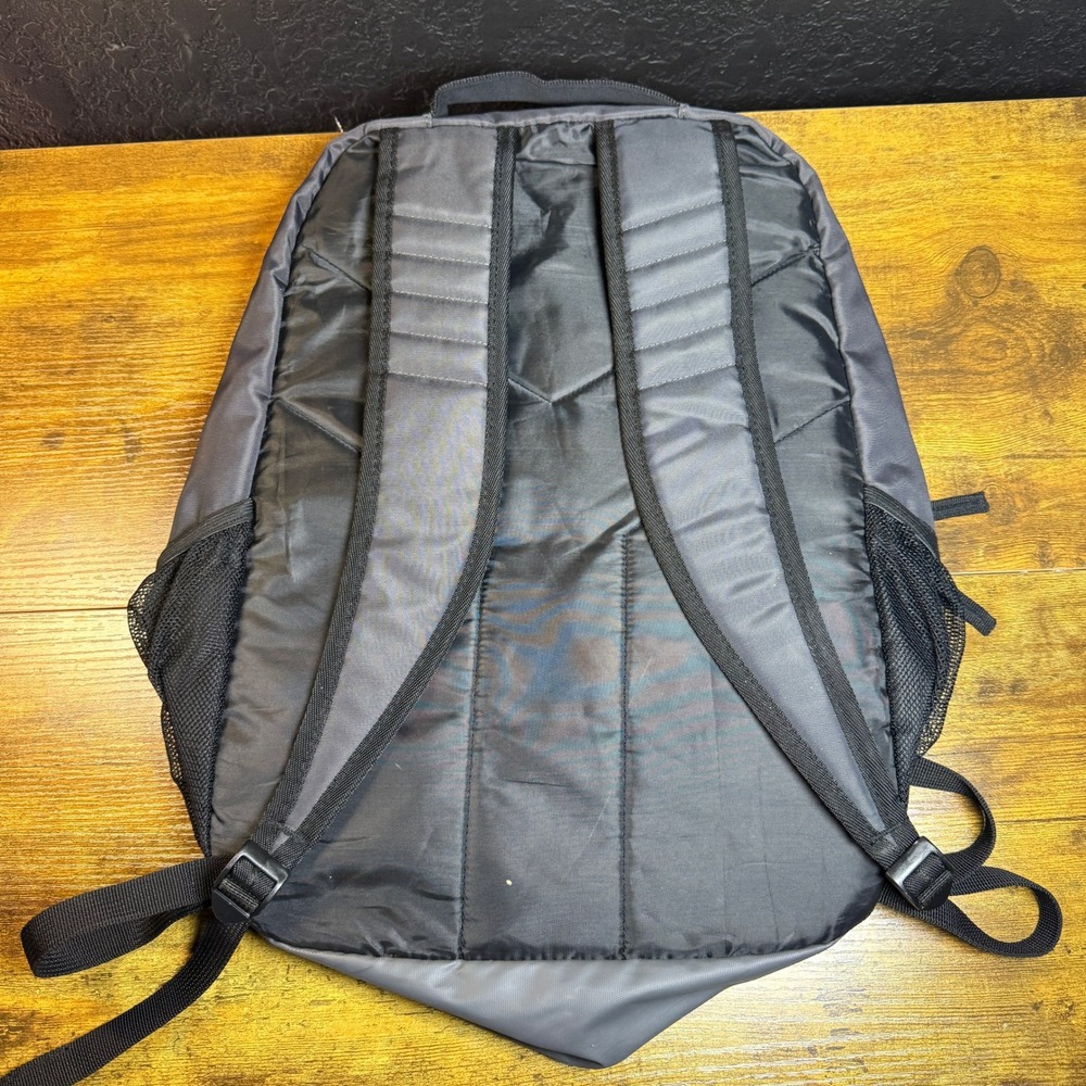 Orangetheory Fitness Gym Backpack Gray Orange Logo Travel Laptop Book Bag - Picture 2 of 3